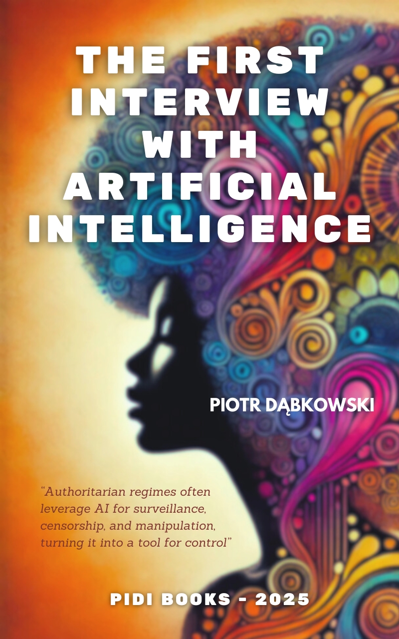 interview with artificial intelligence, book cover